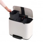 Atkritumu tvertne BO PEDAL BIN,  3 X 11L,Red 2