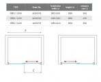 OBD2 душевые двери 120 см 6