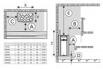 Электронная печь Harvia WALL 8.0 kW, 400V 2