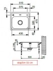 EFX 610 izlietne ner. tēr., matēta manula 2