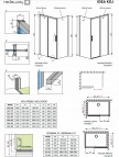Душевая кабина Idea KDJ 110x75 cm, левая  6