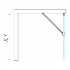 GDO1N+GBN dušas stūris 900x900 mm 6