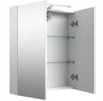 RB MILANO Зеркальный шкафчик для ванной, LED, 60 см, Nelson oak 3