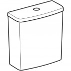 Geberit Selnova square rimfree унитаз, горизонтальный, белый 14