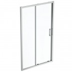 Connect 2 dušas durvis 115 cm, sudraba rāmis 2