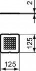 Ultra Flat S душевой поддон  120x120, бетонный серый 2