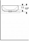 Накладная раковина VariForm Ø400 mm 4