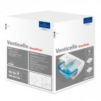 Venticello piekaramais WC pods ar SC Slim vāku ar C+, balts 10