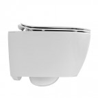 Scarabeo WC pods Moon Clean Flush ar SC vāku, 360x505 mm, melns matēts 3