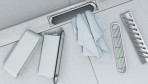 ACO ShowerDrain S+ Kanāla reste Stripe 1200 mm, berzts ner. tērauds 2