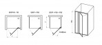 Veramās dušas durvis Supernova SDOP-90/195 7