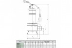 Sūknis FEKA VS 1200 T-NA bez pludiņa 1,8KW 380V 50Hz 2