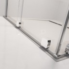 Dušas sieniņa Furo Walk-In 150 cm, labā 5