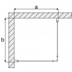 DUSCHY dušas durvis BASIC 90x190 cm 3