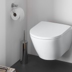 Komplekts Duravit D-Neo Rimless pods ar SC vāku + Rāmis + Taustiņš 5