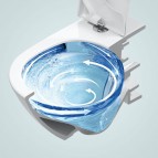 Подвесной унитаз Subway 3.0 Rimless WC + SC QR крышкa, CeramicPlus 5