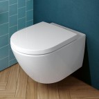 Subway 3.0 Rimless WC piekaramais pods ar SC QR vāku, Ceramic Plus 10