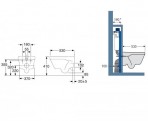 Hygienic Flush pods bez vāka, balts 4