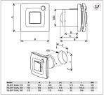 SILENT DUAL 300 ventilators ar kurstības sensoru un mitruma sensoru 2