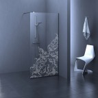 Conforto Cor Black душевая стенка 100x200 3