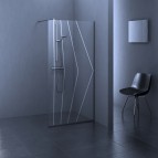 Conforto Cor Black душевая стенка 100x200 5