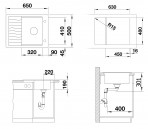 Blanco Elon 45 S virtuves izlietne SILGRANIT 65x50cm, manual 11