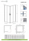 Alienta D 80x100x190 душевая кабина  6