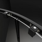 Premium Pro Black PDD 100x100x200 dušas kabīne  3