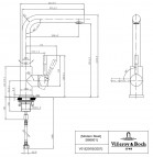 V&B Modern Steel кухонный смеситель, 1 jet, polished Stainless Steel 3