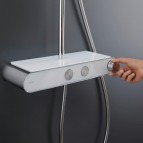 Duravit dušas sistēma Shelf 1050 ar dušas termostatu, hromēts 7