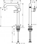 Tecturis S maisītājs 240 Fine CoolStart EcoSmart+ push-open, Wh. Matt  2