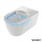 Duravit ME by Starck Rimless pods ar Soft-Close vāku, Hygiene Glaze 6