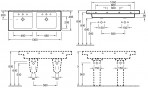 Omnia Architectura izlietne 130x48.5 cm 2