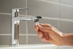 Hansgrohe Rebris E maisītājs 110, CoolStart EcoSmart+, pop-up, hroms 2