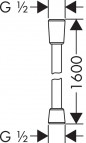 Hansgrohe Isiflex Dušas šļūtene 160 cm, hroms 2