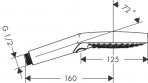 Raindance Select S Rokas duša 120 3jet EcoSmart 9 l/min, BRB 5