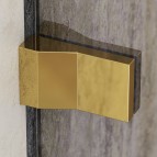 MELINA WALK IN душевая стенка MI TWF/1500 мм, gold 4