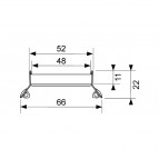 TECEdrainline flīzējamā tekne “plate II” dušai, taisna, 800 mm 3