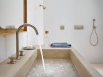 AXOR ONE Dušas galva 75, 1 jet, ar turētāju, EcoSmart, Brushed Gold  4