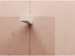 Walk In Wall-130 v.200 balts matēts+caursp. stikls 4