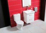 Lyra Plus Design Line izlietne, 500x430 mm, Balta 5