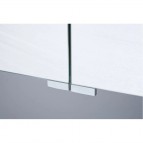 KAME BIG Vannas istabas spoguļskapītis ar 3 durtiņām 120 cm ar LED 3