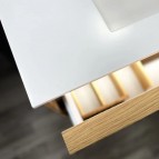 KAME Home izlietnes skapis 80 cm, Copper oak veneer 2