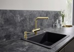 Blanco FONTAS II maisītājs filtrētam ūdenim,1jet, PVD satin dark steel 4