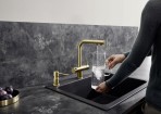 Blanco FONTAS II maisītājs filtrētam ūdenim,1jet, PVD satin dark steel 2