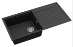 Kopa akmens masas izlietne 100x50 cm ar push-up ventīli, Krāsu izvēle 4