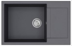 Tesa akmens masas izlietne 78x50 cm ar push-up ventīli, Krāsu izvēle 12