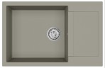Tesa akmens masas izlietne 78x50 cm ar push-up ventīli, Krāsu izvēle 4