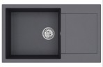 Tesa akmens masas izlietne 86x50 cm ar push-up ventīli, Krāsu izvēle 4