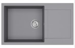 Tesa akmens masas izlietne 86x50 cm ar push-up ventīli, Krāsu izvēle 5